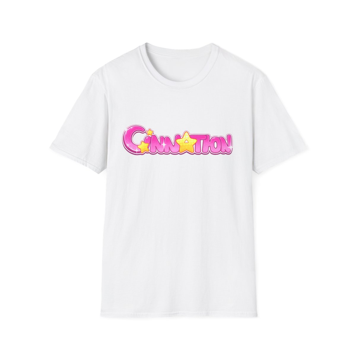Cinn*ation graphic tee T-Shirt | Cute pink star logo shirt | Cinna - Official T-Shirts merchandise