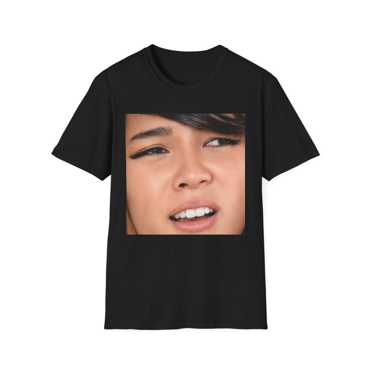 Confused Face Meme T-Shirt | Zoomed Reaction Photo Tee | Cinna